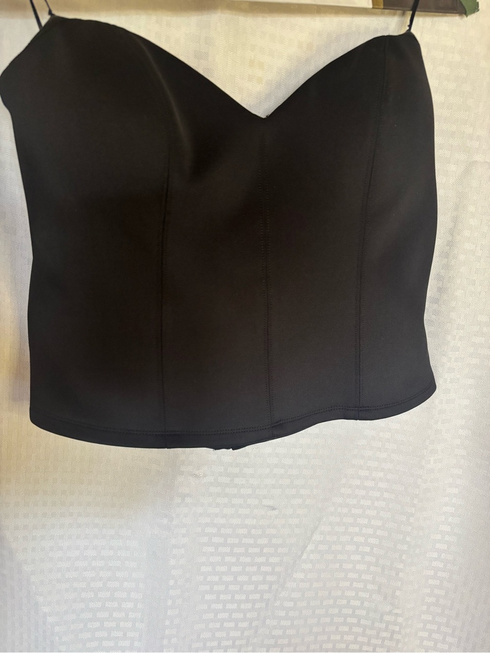 Express Black Bustier Camisole with Sweetheart Neckline